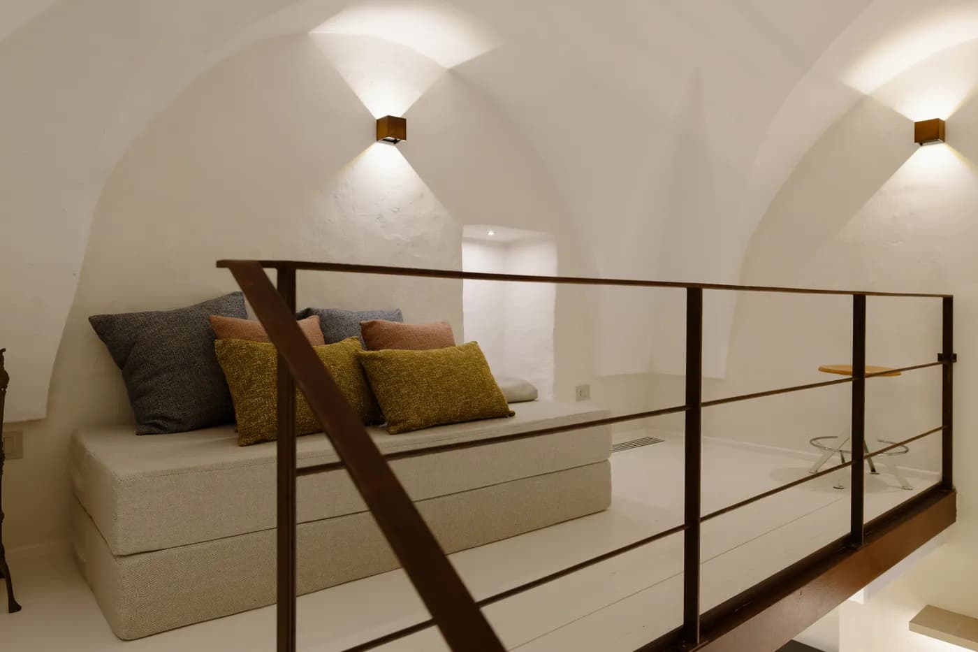 Divano letto futon artigianale