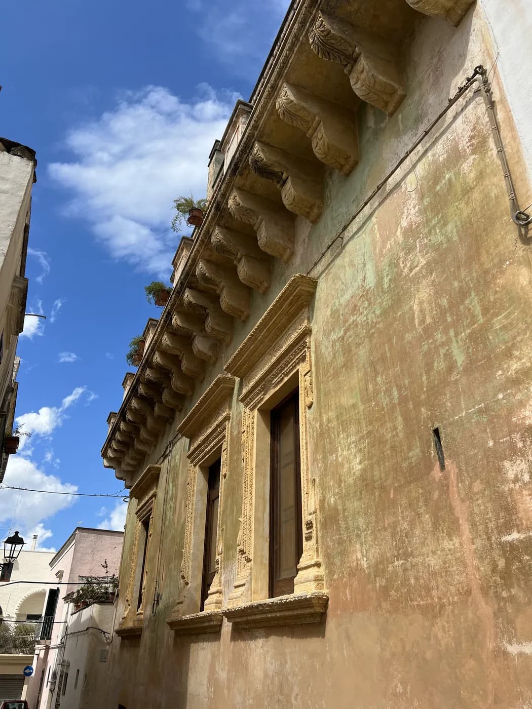 Baroque palazzo in Parabita, Lecce stone facade